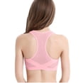 thumbnail image 4 of cfhntfmh Racerback Bras for Women Sports Breathable Mesh Bras Seamless Wireless Comfy Liftup Running Underwear, 4 of 7