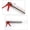 Red, variant on Mortar Pointing Applicator Tool Sprayer for Cement Lime Grouting Gun W/ 2 Nozzle Stainless Steel