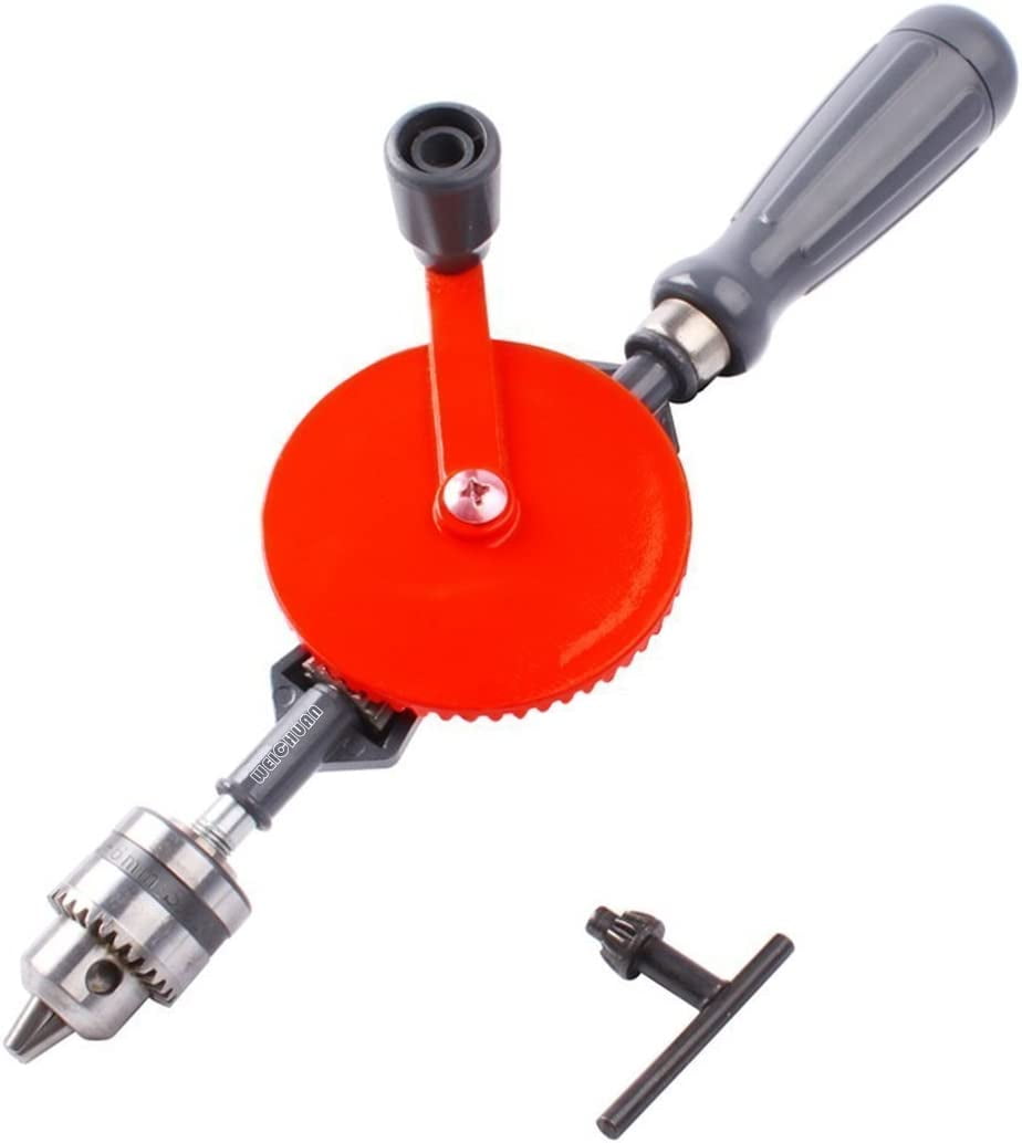 Egebert Manual Hand Drill 3/8Inch CapacityPowerful and Speedy, Manual