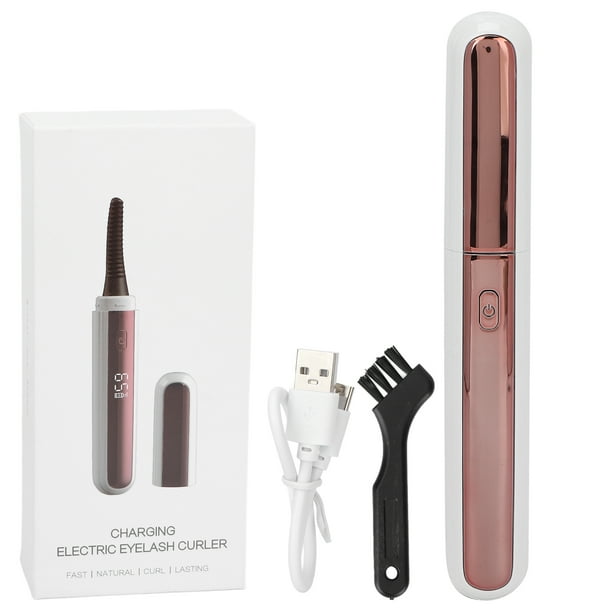 Rizador de pestañas eléctrico USB NikouMX calentado confiable y duradero