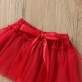 thumbnail image 6 of 3 Pcs Toddler Thanksgiving Day Outfits, Letter  Pumpkin Print Long Sleeve Playsuit + Tulle Skirt with Bow + Headband, 6 of 7