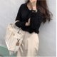 thumbnail image 2 of Bolso de lona con asa -Bolso de mamá, bolso de mensajero de gran capacidad Bolso de hombro multibolsillo duradero Lona resistente al desgaste Blanco, 2 of 5