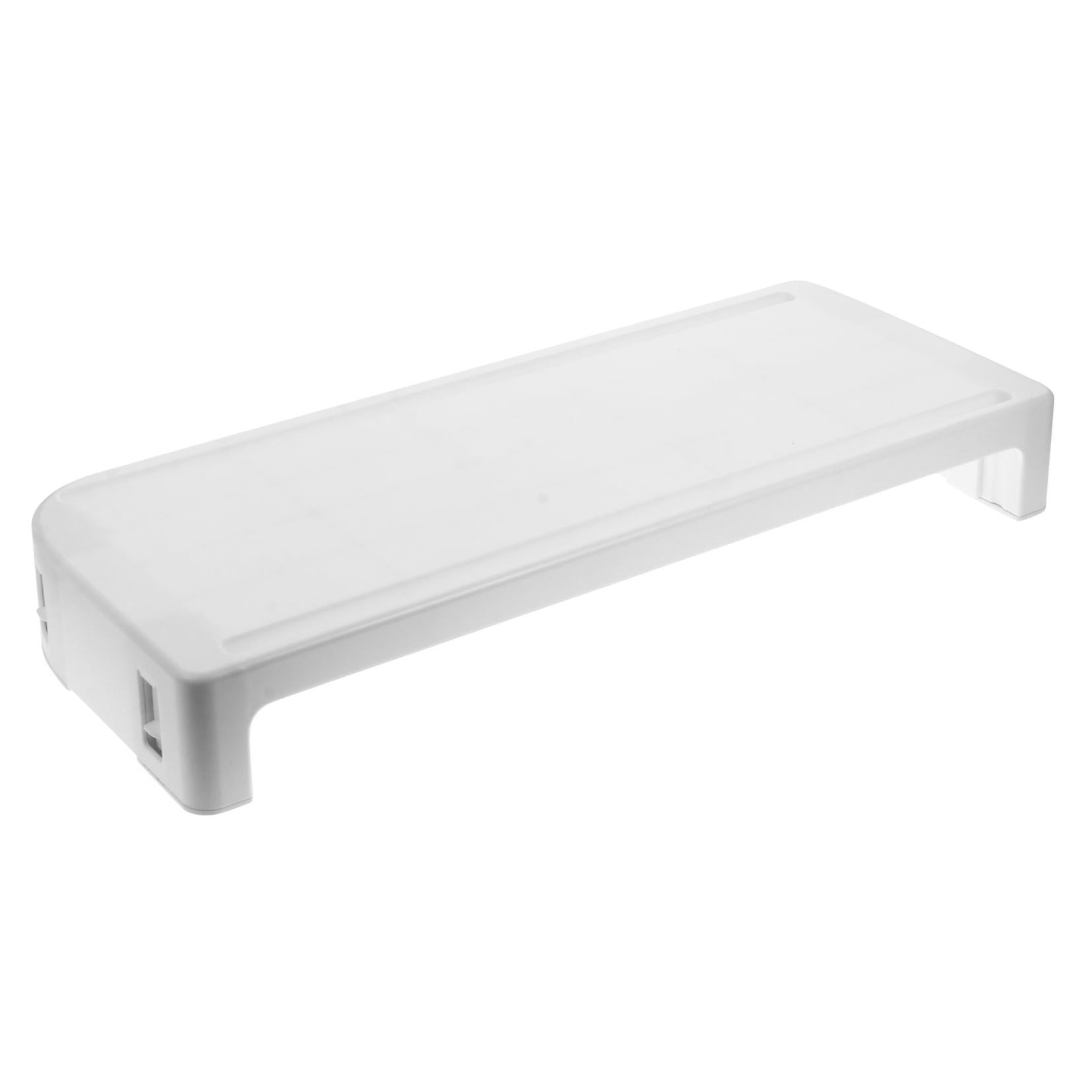 FRCOLOR Riser Computer Heightened Shelf Adjustable Desktop Stand 53.5X22X7.3CM White