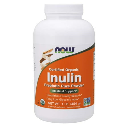 Organic Inulin Prebiotic Pure Now Foods 1 lb