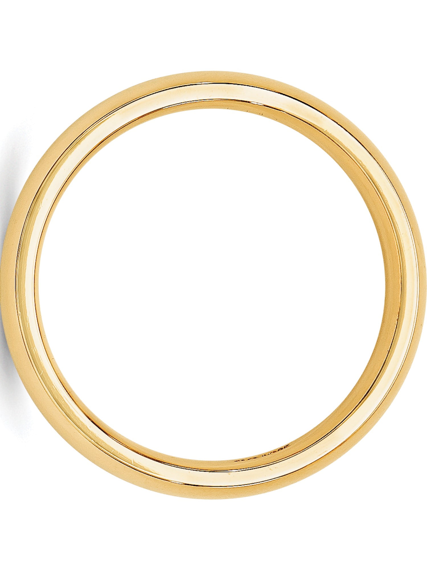 10k Yellow Gold 5mm Engravable Standard Comfort Fit Band