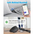 thumbnail image 4 of czcpp-Air Tags-2 Pack, Traqueur de Bagages Bluetooth Fonctionne avec Apple Find My APP (iOS Seulement, Pas pour Android), Localisateur de Clés et Objets pour Bagages, Sac à Dos, Valises, Batterie Remplaçable (Noir), 4 of 4