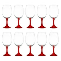 Rioja Grand Wine Glasses 20.75 oz. Set of 10, Bulk Pack - Perfect for Hotel, Bar, Restaurant or Lounge - Red