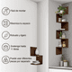 thumbnail image 2 of 5 Repisas Esquinera Flotantes Moderna Minimalista Muebles, 2 of 5