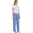 thumbnail image 5 of CYZ Women's 100% Cotton Woven Poplin Sleep Pajama Pants,Deongaree Stripe, Womens Size: Large, 5 of 6