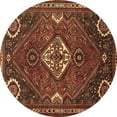thumbnail image 1 of Ahgly Company Indoor Round Persian Brown Traditional Area Rugs, 5' Round, 1 of 4