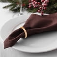 thumbnail image 3 of Gold Napkin Rings, 2 PCS Metal Elegant Napkin Rings, Napkin Holders Buckles for Wedding, Dinner, Parties, Weddings Receptions (Semicircle), 3 of 8