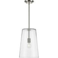thumbnail image 6 of Progress Lighting Clarion 1-Light Pendant, Satin Brass, Clear Glass Shade, 6 of 6