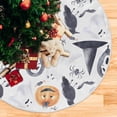 thumbnail image 5 of GZHJMY Halloween Christmas Tree Skirt Halloween Tree Skirt for Holiday Party Home Christmas Day Ornaments 36", 5 of 6