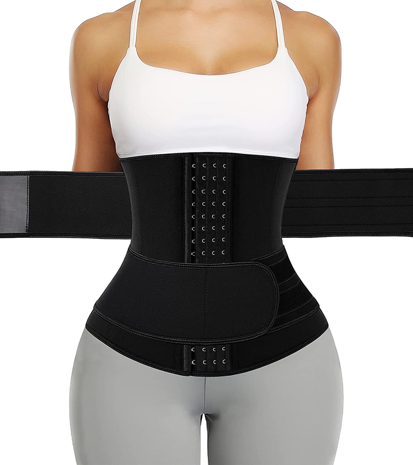 Neoprene High Compression Waist Trainer Corset Abdominal Trimmer Belt Underbust Body Shaper Hot Sweat Belly for Weight Loss 