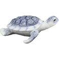thumbnail image 5 of Ming Terracotta Blue And White Feng Shui Celestial Sea Turtle Statue 7.5"Wide, 5 of 8