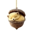 thumbnail image 2 of 1PC Animal Christmas Ornaments 2D Acrylic Seasonal Hangable Decorations for Christmas Tree Home Office Living Room Garden Front Door Wall Mantel Window Wreath,3.14 Inch, 2 of 3