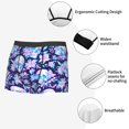 thumbnail image 3 of Yiaed crystal Skull flower leaf Print Men's Soft Cotton Boxer Shorts Breathable Boxers Underwear Moisture-Wicking Underwear Stretch Boxer Briefs for Man-Medium, 3 of 5