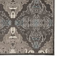 thumbnail image 2 of Hi Lo Medallions Area Rug Blue Grey 5x7 Chenille Polyester Transitional Design, 2 of 5