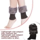 thumbnail image 3 of Qarigey 1 par de calentadores de piernas de piel, accesorio de ropa, funda de calcetín para niñas, al aire libre Medias Café, 3 of 6