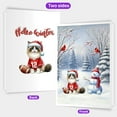 thumbnail image 2 of Hello Winter Ragdoll Football Snowman Welcome Snowy Morning 5x7in Folded Greeting Card Cat Lover Kitten Owner Gifts Idea Single Note Card with Envelope - 01012, 2 of 5
