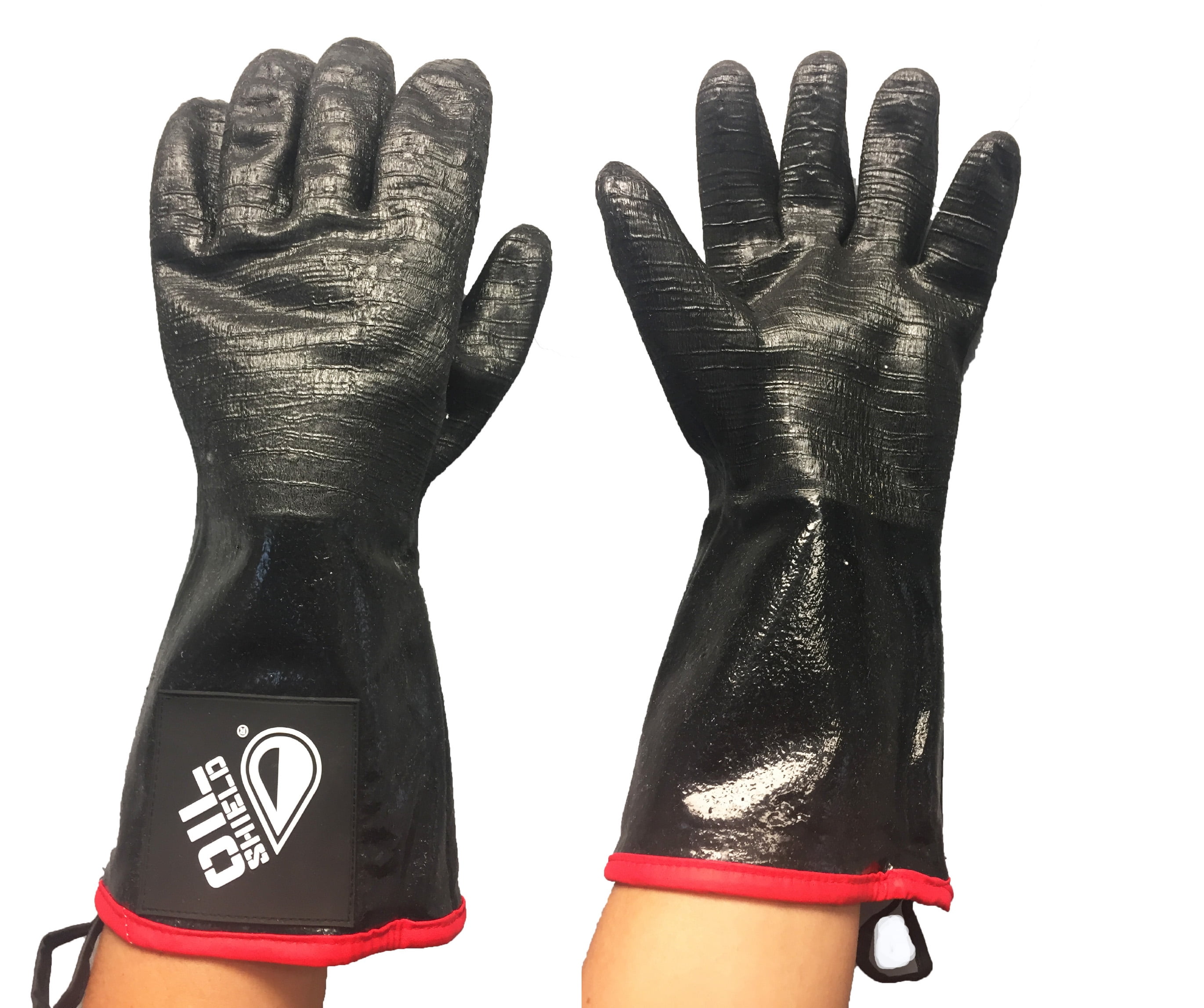 Oil Shield 14" High Heat 100 Neoprene Gloves, 450 Degree Temp Rating