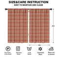thumbnail image 2 of Red Blue Plaid Red Kids Curtains,Childrens Insulated Curtains Set Of 2,Bedroom Essentials,Teen Room Decor 52"X84", 2 of 5
