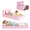 Pink, variant on MOOSENG Kids Flip-Open Sofa Bed, Convertible Foldable Foam Couch for Toddlers, Portable Lightweight Lounger Bed for Kids