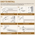 thumbnail image 6 of HEI! DEAR 1" Brass Gold Curtain Rod, Heavy Duty Adjustable 36-144" Drapery Rod with Aluminum Finial, 6 of 9