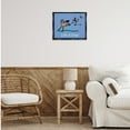thumbnail image 3 of Stupell Industries Horse Kicking Saddle Novelty & Humor Painting Black Floater Framed Canvas Art Print Wall Art, 21 x 17, 3 of 10