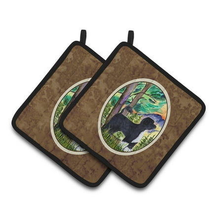 

Carolines Treasures SS8429PTHD Portuguese Water Dog Pair of Pot Holders 7.5HX7.5W multicolor