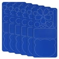 thumbnail image 1 of Uxcell 6-Pack Parches de Reparación de Poliéster, 7.9 x 3.9" Parches de Reparación de Tela Autoadhesivos para Sofás, Azul Zafiro, 1 of 1