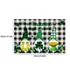 thumbnail image 3 of Felpudo de trébol para el Día de San Patricio - Esterilla de entrada interior exterior con respaldo antideslizante para decoración del hogar, 3 of 6