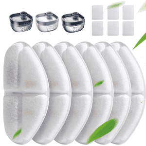 FeelNeedy Replacement Filters for FN-W05 Fountain, 6-Pack