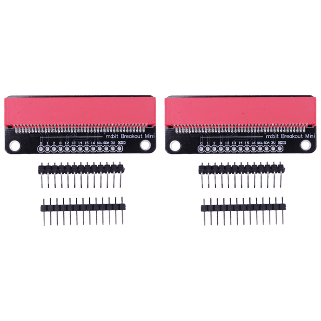 Placas Desarrollo BBC Microbit Expansión Adaptadoras () Rojo