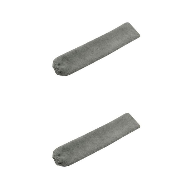 Injueey Removedor de polvo de microfibra Telescópico Estirable Ajustable Desmontable Reutilizable Lavable Mango de PP Cepillo de ventana EVA Tipo 2 2Conjunto