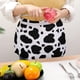 thumbnail image 4 of Delantal De Media Cintura Con Estampado De Vaca, Con 3 Bolsillos, Ajustable, Para Chef, Para Servir Con Correa Larga, Delantales Para Mujeres, Hombres, Cocina, Restaurante, 4 of 5