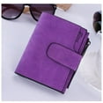 thumbnail image 2 of Women's Frosted Short Purse with Buckle and Zipper - Multi - Card and Wallet Function, 2 of 6