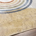 thumbnail image 6 of Livabliss Washable Rugs for Living Room, 7ft Round Lillian Modern Oatmeal Round Area Rug, Bedroom Dining Room Home Decor Stain Resistant Carpet (6'7" x 6'7"), 6 of 9