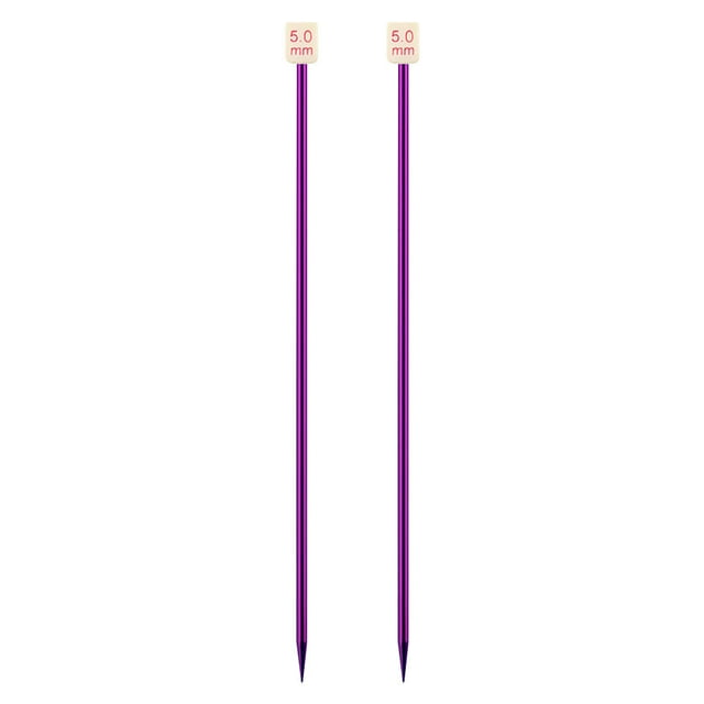 serony Color Random Single Pointed Knitting Needles Sweater Weaving Needle Handknitting Tool Home Supplies 13.78 Inch 5.0mm 1Set