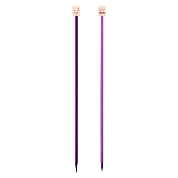 facefd Color Random Knitting Needles Sweater Portable Aluminum Weaving Needle DIY Crafting Needleworking Equipment Household Supplies 5.0mm