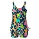 thumbnail image 5 of Trajes de baño tankini para mujer Traje de baño conservador para mujer Traje de baño estampado Plus Boyshort de dos piezas dividido Traje de baño de dos piezas para mujer, 5 of 6