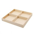 thumbnail image 4 of 6 Grid Wooden Box Home Decoration Christmas Handmade Wood Chips DIY Accessories, 4 of 6