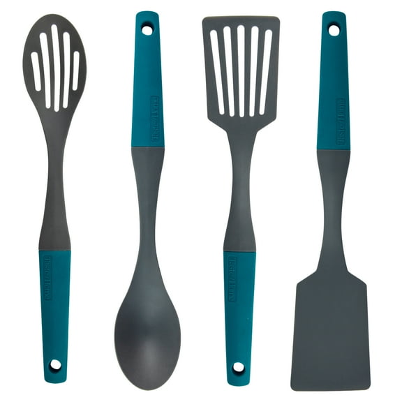 Taste of Home 4 Piece Nylon Tools Bundle in Sea Green and Ash Gray