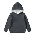 thumbnail image 3 of WOYY Toddler Girls Bow Hoodie Soft Hooded Sweatshirt Casual Cozy Pullover Hoody, 3 of 4
