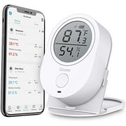 Govee Temperature Humidity Monitor, Smart Bluetooth Room Humidity Sensor with APP Alert, 328 Feet Bluetooth Covering Range, 2 Year Data Record and Export
