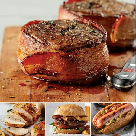 Omaha Steaks Gourmet Grilling Assortment (4x Bacon Wrapped Filet Mignons, 4x Chicken Breasts, 4x Omaha Steaks Burgers, 4x Jumbo Franks, 4x Baked Potatoes, 4x Caramel Apple Tartlets, 1 jar Seasoning)