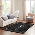 thumbnail image 2 of FJPT Mystic Moon Phase Celestial Design Soft Small Area Rugs Non Slip Indoor Floor Carpet for Living Room Bedroom Decor, 2 of 5