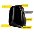 thumbnail image 2 of Soidarity A prueba de golpes y seguro: la bolsa impermeable para maletero de coche, bolsas de sillín para bicicletas, motocicleta, bolsa de Ciclismo plateado 15 pulgadas, 2 of 6