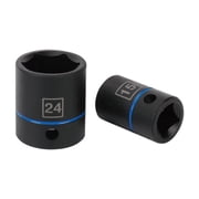 Hyper Tough 9-Piece 1/2-inch Drive Metric Impact Socket Set (mm)