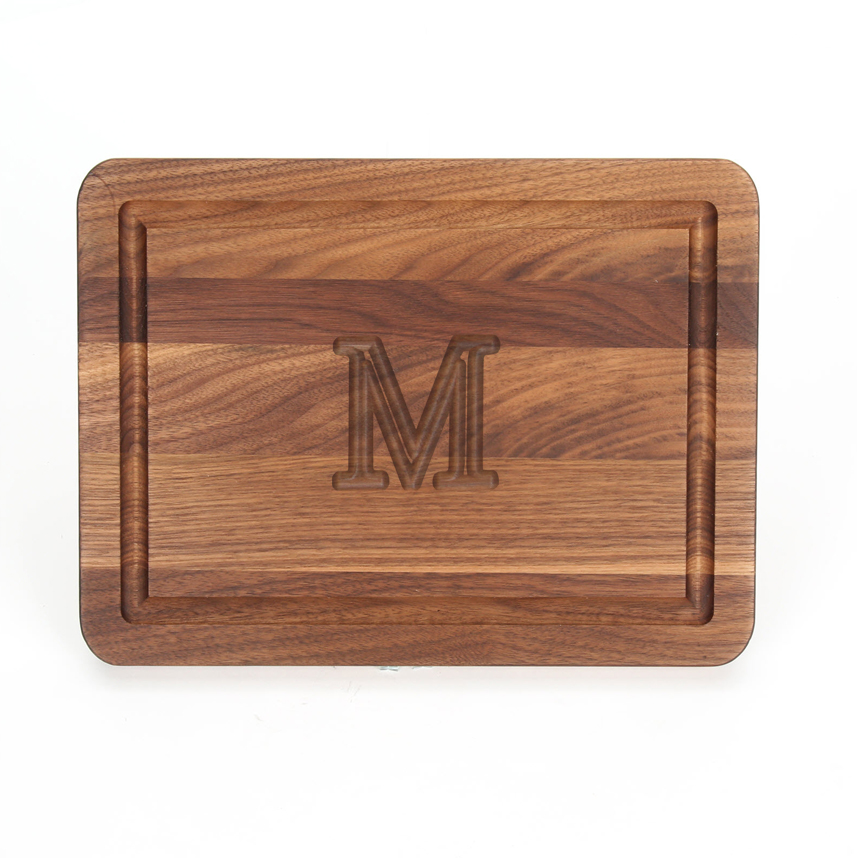 Monogram Classic Design Personalized Cutting Board